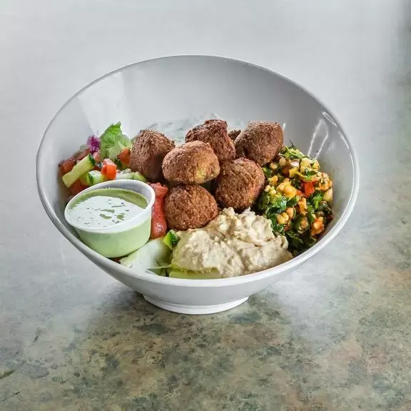 Falafel Dinner at BOSTON KEBAB, Waltham MA