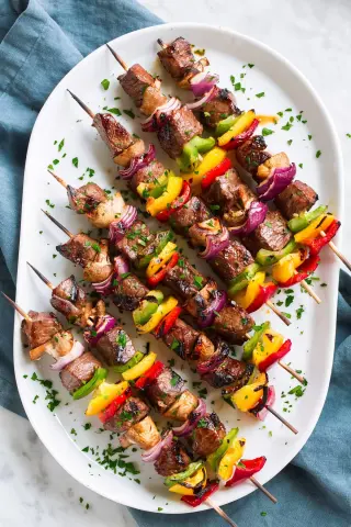 Boston Kebab Side Steak Kebab Skewer Only Side Orders