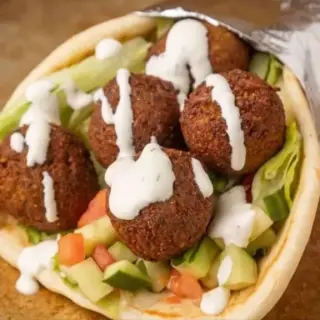 Falafel Pita Wrap
