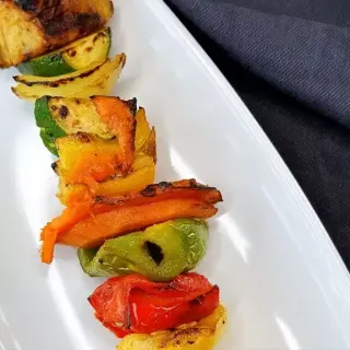 One Veggie Skewer Only One Veggie Skewer Only