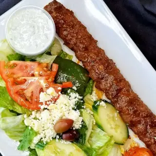 Boston Kebab Doner Kebab Over Salad