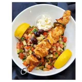 Shepherd Salad W/Chicken Kebab Shepherd Salad W/Chicken Kebab