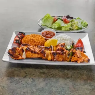 Boston Kebab Salmon Kebab Dinner