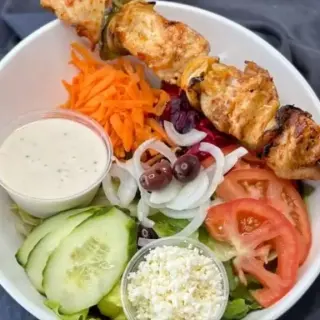Traditional Greek W\ Chicken Bowl Traditional Greek W\ Chicken Bowl